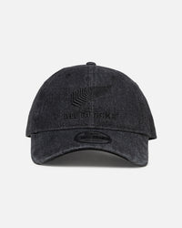 New Era New Zealand All Blacks 'Washed Denim' 9TWENTY Casual Strapback Black