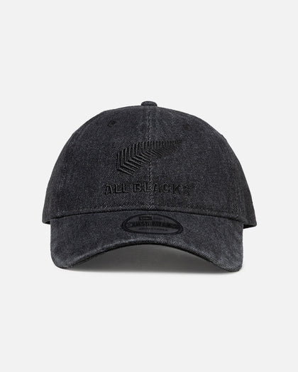 New Era New Zealand All Blacks 'Washed Denim' 9TWENTY Casual Strapback Black