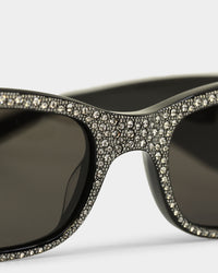 Balenciaga BB0096S-013 Balenciaga Dynasty Shiny Black/Smoke