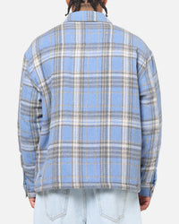 Saint Morta Plaid Zip Jacket Blue