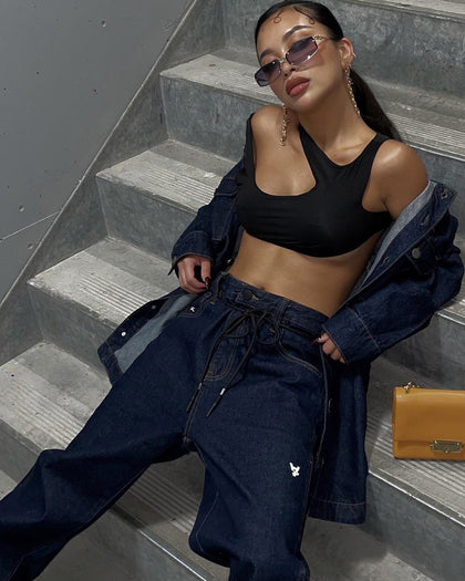 The Anti Order Post Dated Relaxed Jeans Dark Indigo