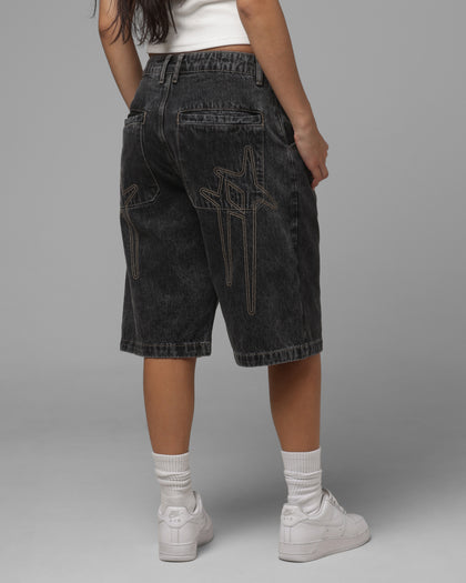 Loiter Star Born Jorts Dirty Grey