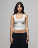 American Thrift Women's Scoop Neck Tank Grey Heather