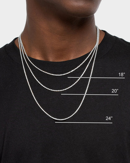 House of Auric Rope 2mm Chain Sterling Silver