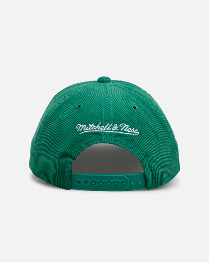 Mitchell & Ness Boston Celtics 'Worldwide' Deadstock Corduroy Snapback Green