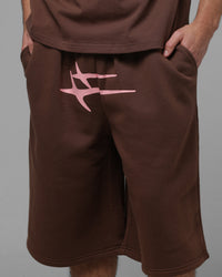 Loiter Hybrid Premium Shorts Brown