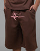 Loiter Hybrid Premium Shorts Brown