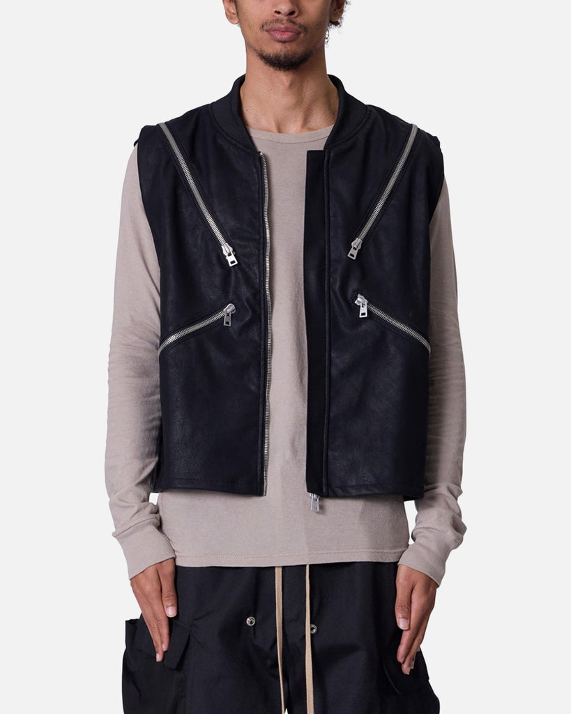 MNML Zip Lock Vest Black | Culture Kings US