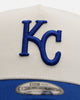 New Era Kansas City Royals 'Team Color Visor' 9FORTY A-Frame Snapback Chrome/Official Team Color