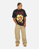 73Studio X One Piece Luffy Vintage T-Shirt Off Black