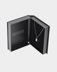 NXS Tag Chain White Gold