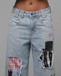 Loiter Patchwork Jeans Denim