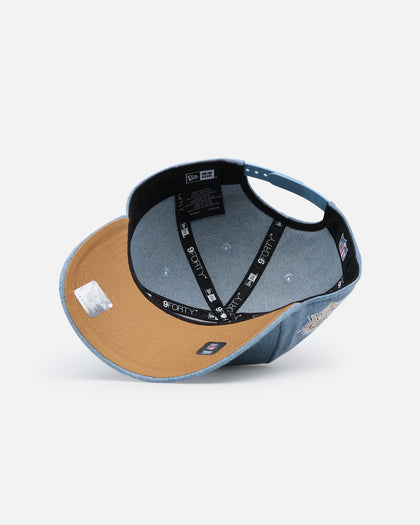 New Era San Francisco 49ers 'Denim White' 9FORTY A-Frame Snapback Denim/Wheat/White
