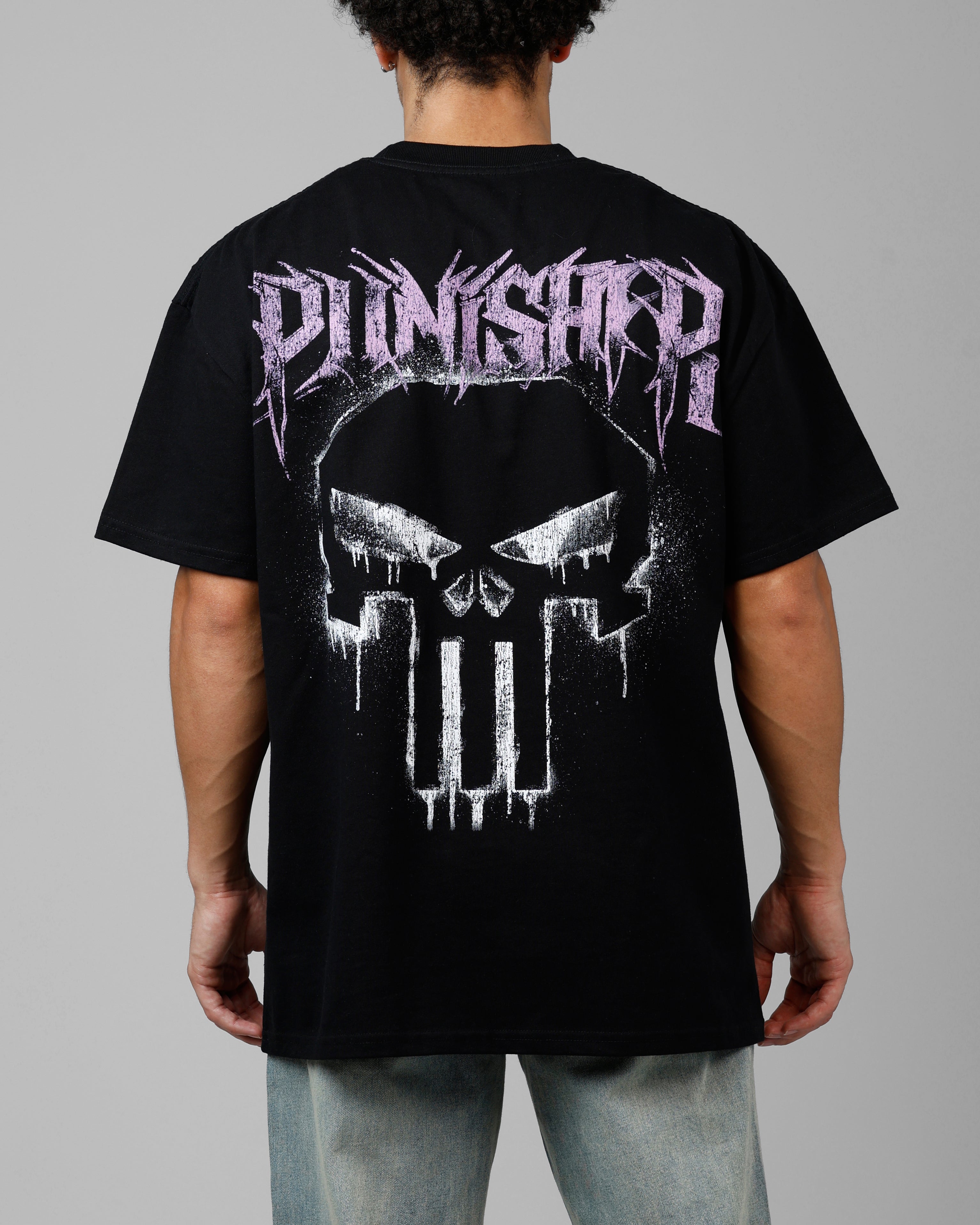 Loiter Marvel The Punisher Heavyweight T-Shirt Black | Culture