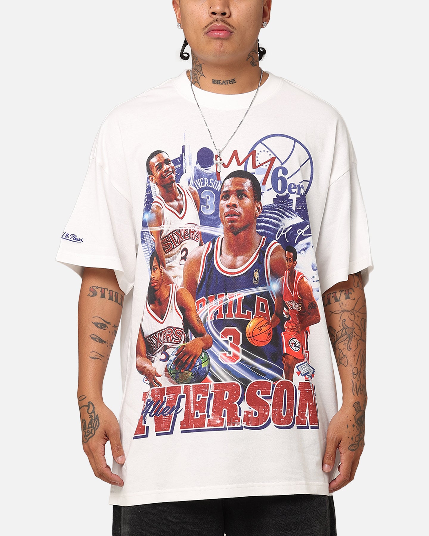 Mitchell & Ness Philadelphia 76ers Allen Iverson Rookie Season T