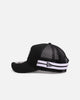 New Era Pittsburgh Steelers 'Stripe' 9FORTY A-Frame Trucker Snapback Black/White