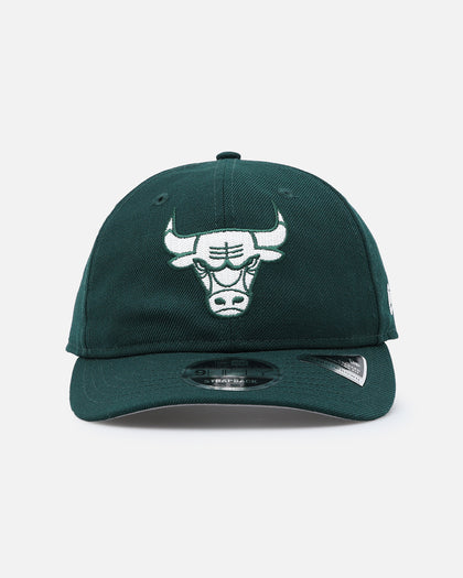 New Era Chicago Bulls 'Retro Crown Classic' 9FIFTY Retro Crown Strapback Dark Green