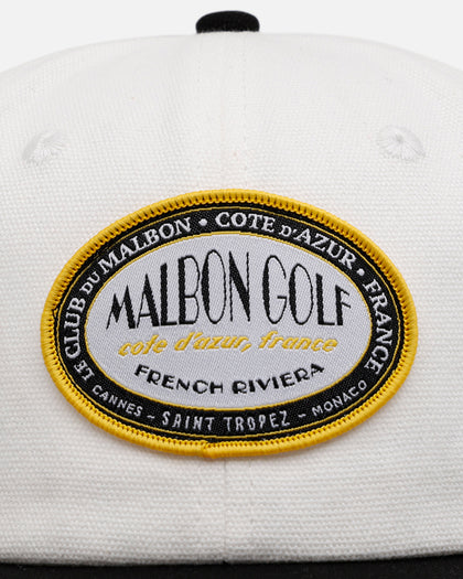 Malbon Chateau Painters Rope Snapback White/Black