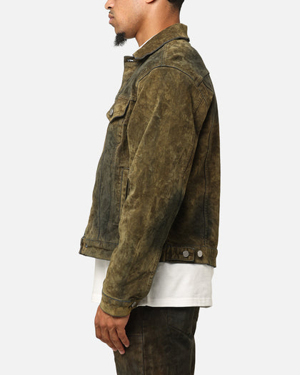 MNML SL3 Suede Jacket Olive/Black