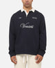 Vouseti Post Game Long Sleeve Polo Shirt Navy