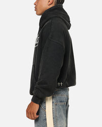 Saint Morta Pearl Script Hoodie Vintage Black