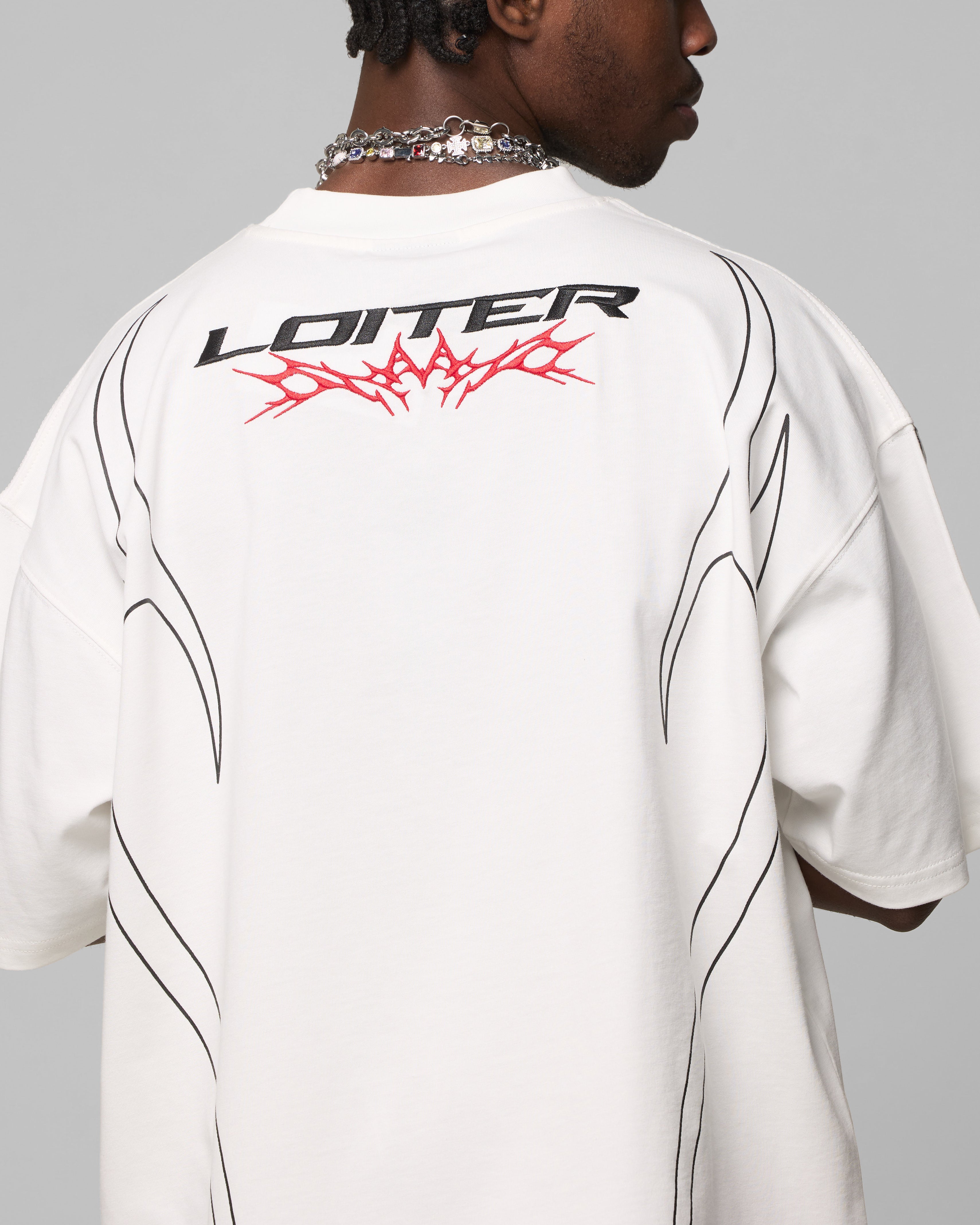 Loiter Trackstar T-Shirt Off White | Culture Kings US Loiter Trackstar T-Shirt Off White | Culture Kings US