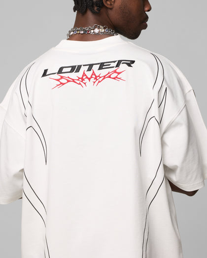 Loiter Trackstar T-Shirt Off White
