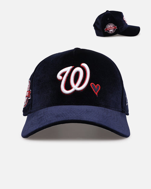 New Era Washington Nationals 'Velvet Hearts' 9FORTY A-Frame Snapback Blue