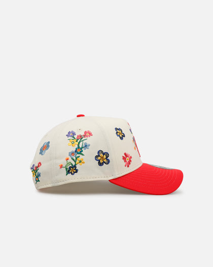 New Era New York Mets Summer Flowers 3.0 9FORTY A-Frame Snapback Pink