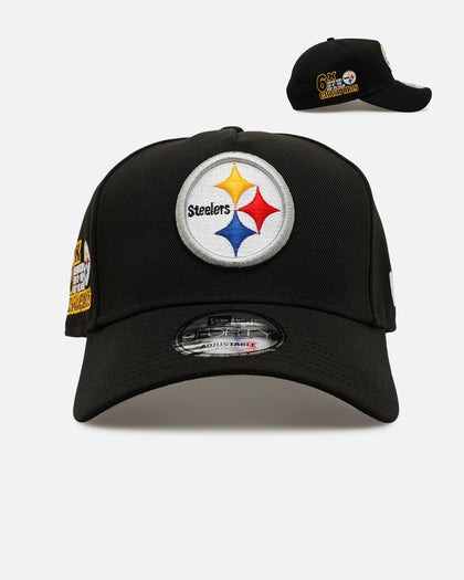 New Era Pittsburgh Steelers 'Black And Team Color' 9FORTY A-Frame Snapback Black/Official Team Color