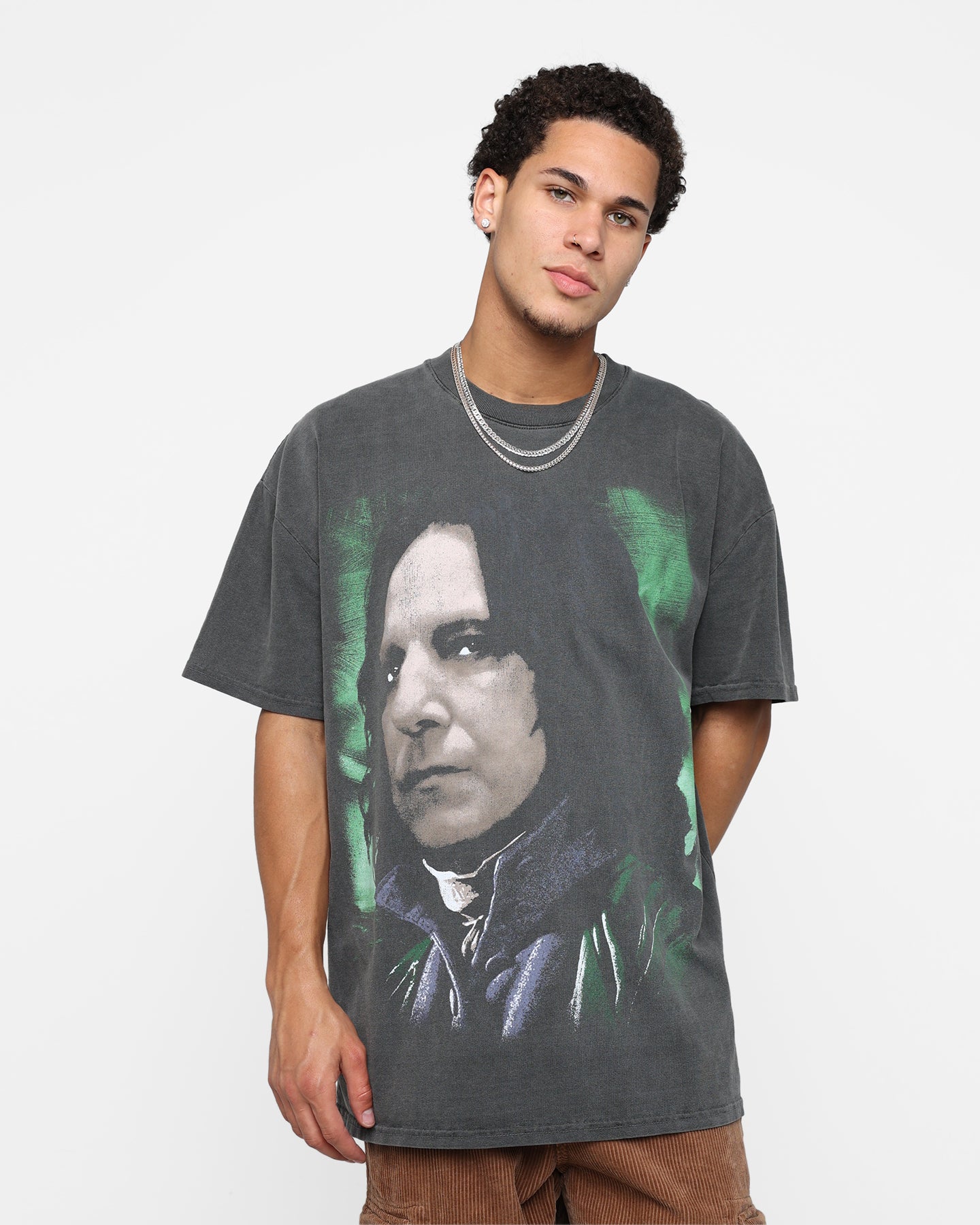 73Studio X Harry Potter Snape Heavyweight Vintage T-Shirt Black