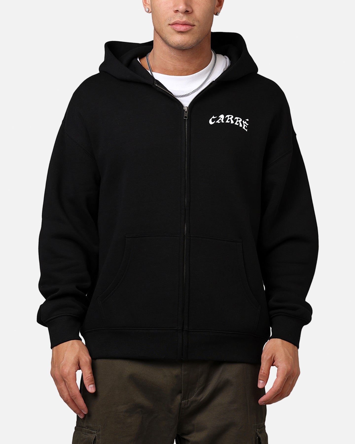 Carre Members Only Zip Hoodie Black | Culture Kings US