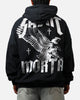 Saint Morta Ride Or Die Boxy Hoodie Black