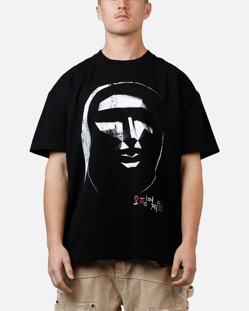 73Studio X Squid Game Front Man Heavyweight T-Shirt Black