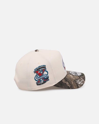 New Era Colorado Avalanche 'Realtree Visor' 9FORTY A-Frame Snapback Cream/Camo
