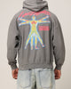 Loiter Human Condition Hoodie Washed Charcoal