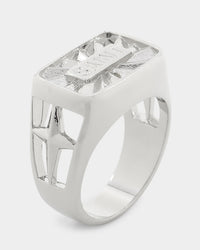 Saint Morta The 4 Point Ring White Gold