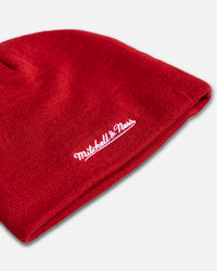 Mitchell & Ness Chicago Bulls Outer Limits Skull Beanie Red