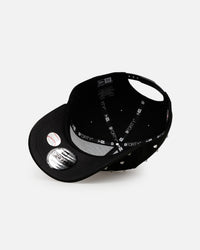 New Era New York Yankees 'Black Satin Hearts' 9FORTY A-Frame Snapback Black