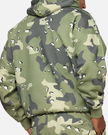 Carre Sideline Hoodie Green Camo