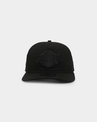 New Era Los Angeles Lakers Core Golfer Snapback Black/Black