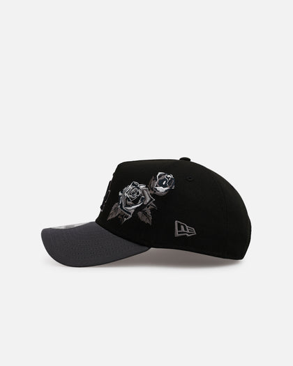New Era Los Angeles Dodgers 'Stealth Roses' 9FORTY A-Frame Snapback Black