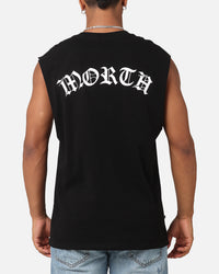 Saint Morta Dead Oversized Muscle T-Shirt Black