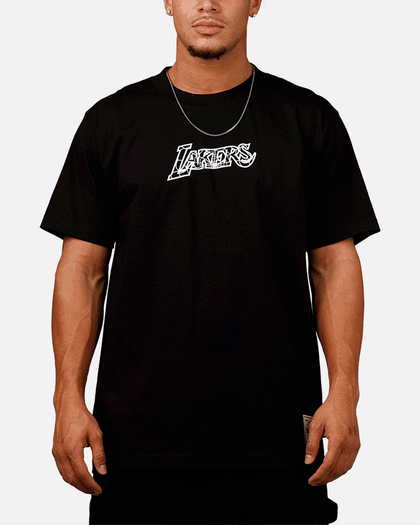 Mitchell & Ness Los Angeles Lakers Web T-Shirt Black