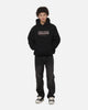 Carre Illusion Hoodie Solid Black