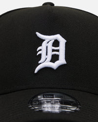 New Era Detroit Tigers 'Easy Black and White' 9FORTY A-Frame Snapback Black/White