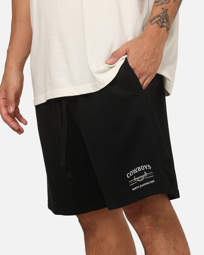 Bleacher Athletic North Queensland Cowboys NRL 1908 Track Shorts Black