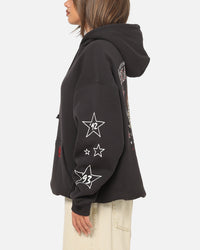 Mitchell & Ness Chicago Bulls Blackletter Champs Box Hoodie Washed Black