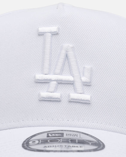 New Era Los Angeles Dodgers 'Easy White' 9FORTY A-Frame Snapback White/White