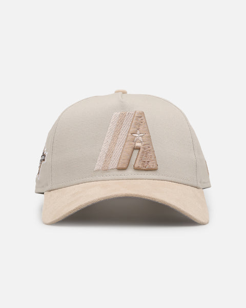 New Era Houston Astros 'Cream Suede' 9FORTY A-Frame Strapback
